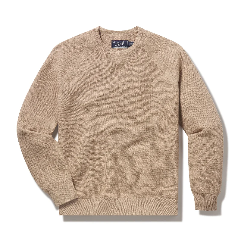 Ernest Cotton Cashmere Crew - Oatmeal