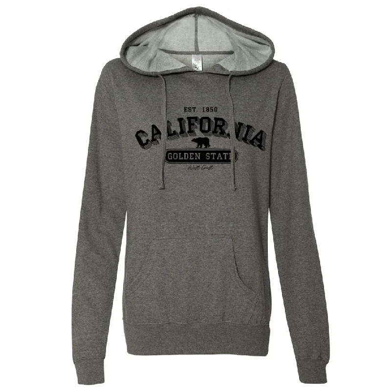 California Golden State 1850 Ladies Lightweight Fitted Hoodie