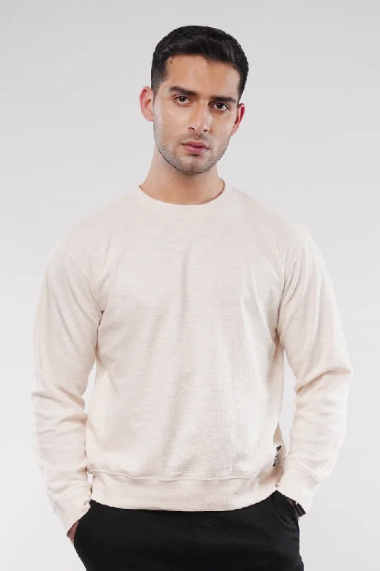 Thermal Sweatshirt - Cream