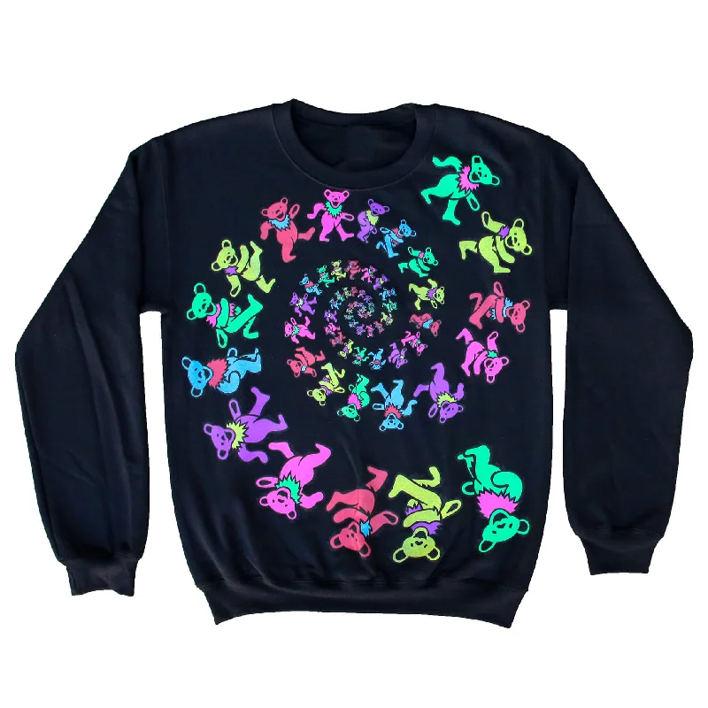 GD SPIRAL BEARS CREW NECK BLK