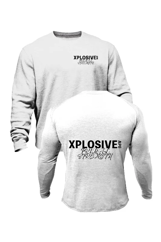 XAPE Primal Strength Grafiti V2 Sweatshirt - White