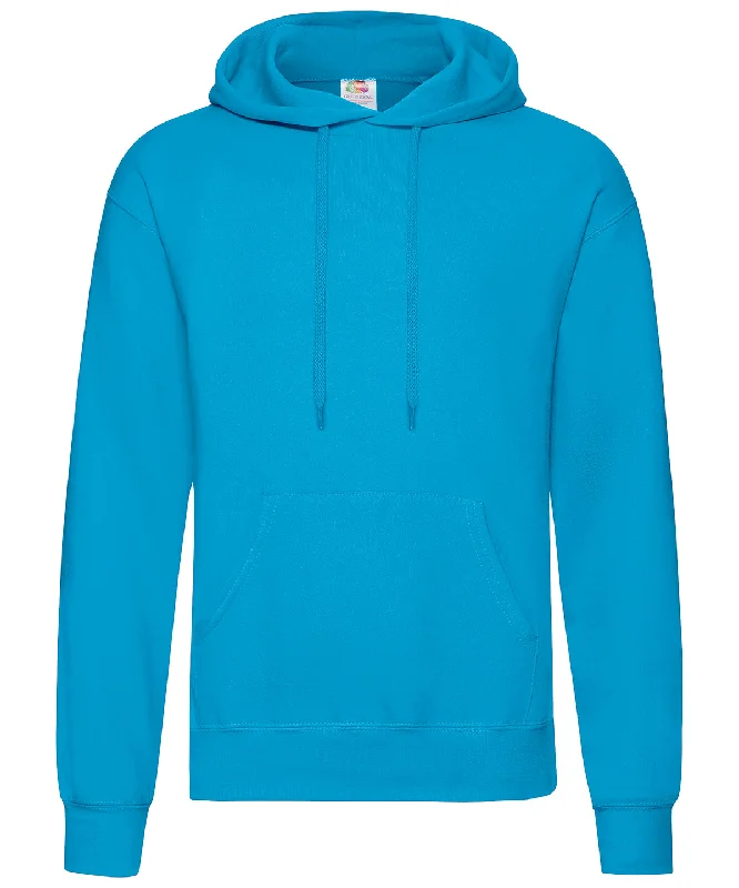 Azure Blue - Classic 80/20 hooded sweatshirt