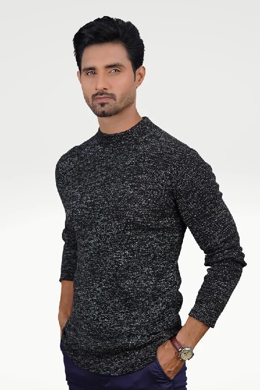 Licorice Twilight Mock Neck Sweatshirt