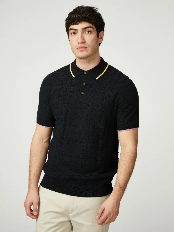 Tartan Polo - Black