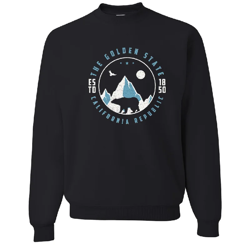 Snowy California Mountains Crewneck Sweatshirt