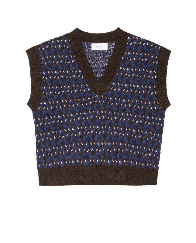 The Sweater Vest. -- Driftwood Paisley