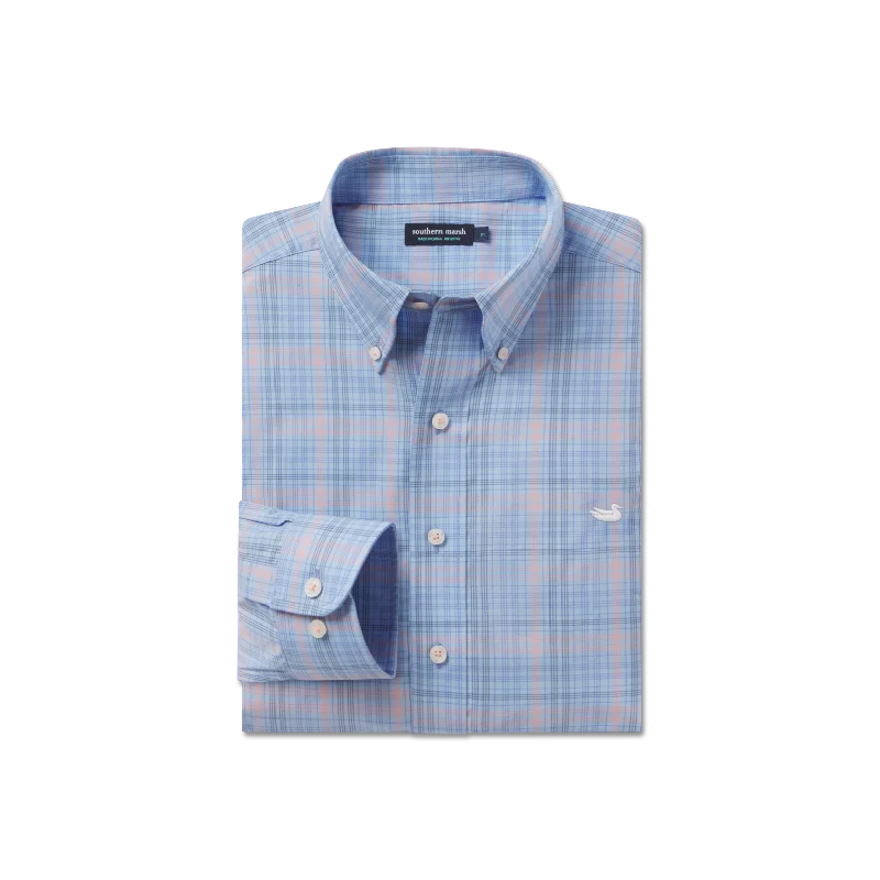 Aiken Windowpane Wrinkle Free Dress Shirt