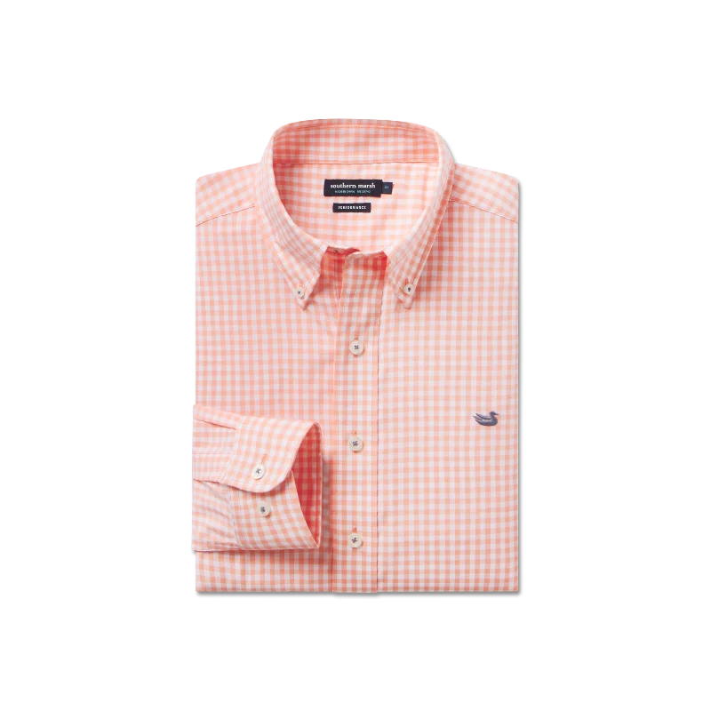 Peach Gingham