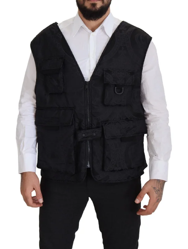 Dolce & Gabbana Elegant Sleeveless Vest Jacket in Men's