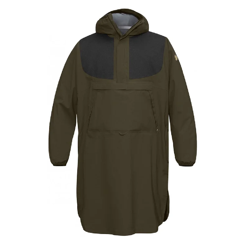 Fjallraven Lappland Eco Shell Poncho Dark Olive