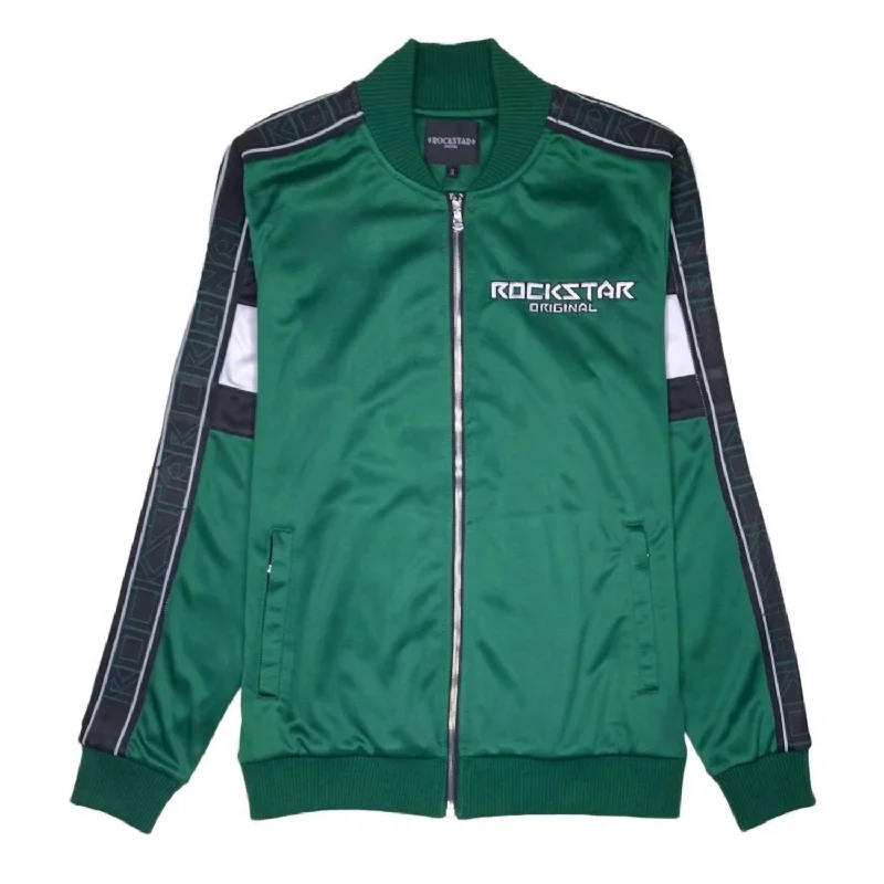 Men's Zip-Up Jacket In Green