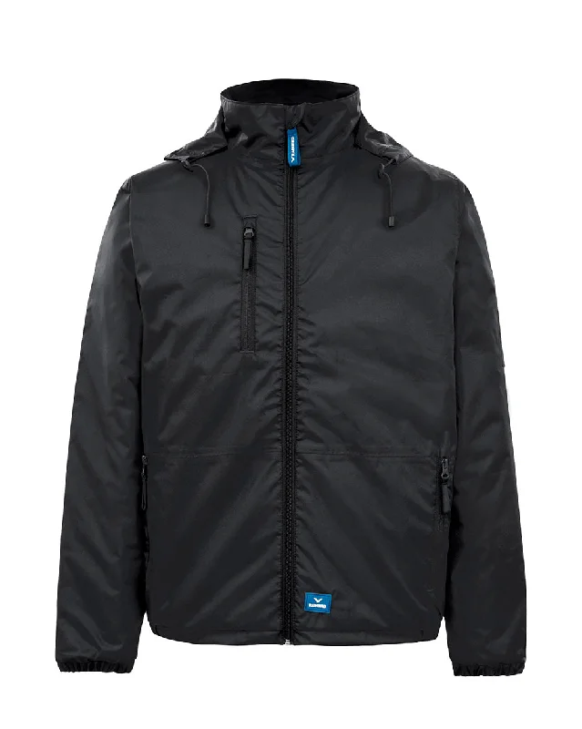 Pilot Jacket with Hood in Black