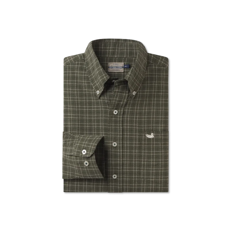 Sabine Washed Check Dress Shirt