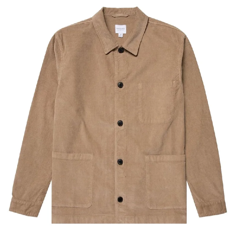 Sunspel Twin Pocket Jacket Stone