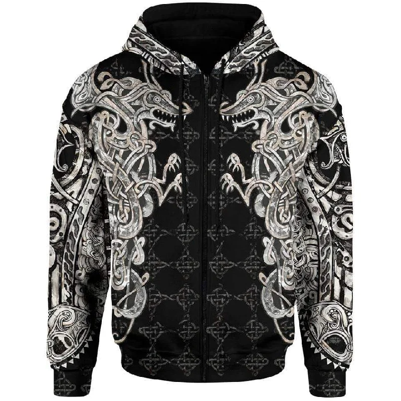 Ancient Dragon Zip Hoodie