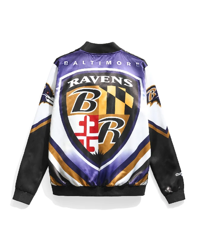 Baltimore Ravens Fanimation Satin Jacket