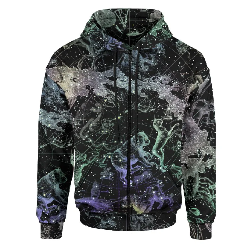 Constellations Zip Hoodie