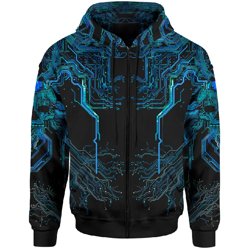 Cyber Zip Hoodie