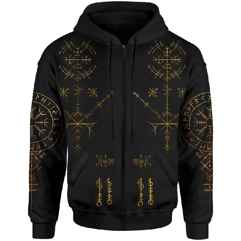 Helm of Awe Zip Hoodie