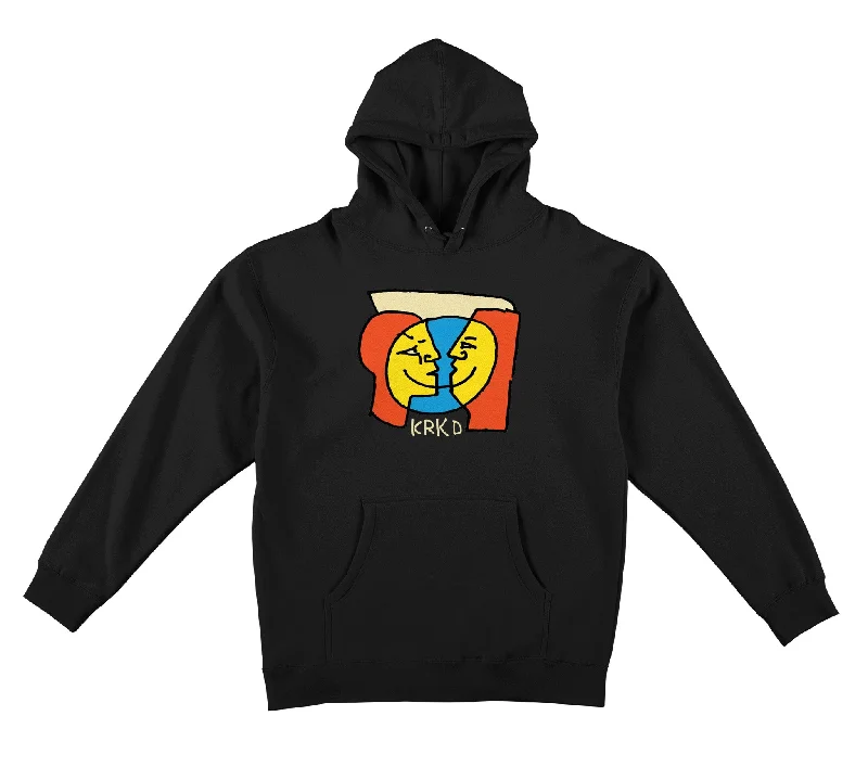 Krooked KRKD Moonsmile Hoodie Black