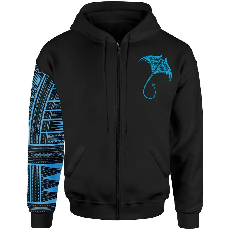 Manta Ray Zip Hoodie