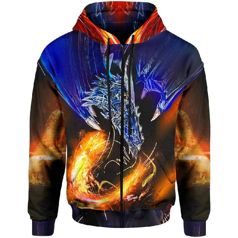 Mystic Dragon Zip Hoodie