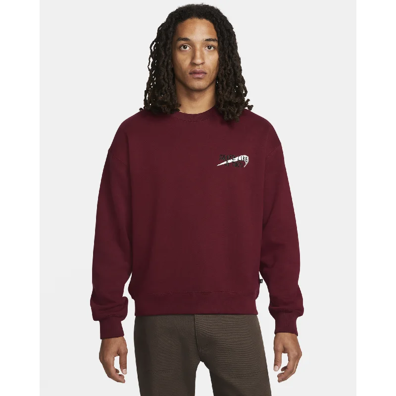 Nike SB X Skate Like A Girl Crewneck Sweatshirt Beetroot