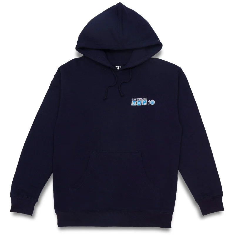 Quarter Snacks Top 10 Hoody Navy