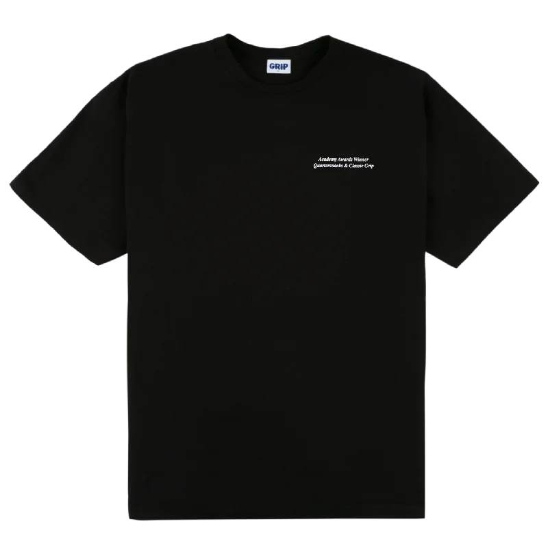 Quartersnacks X Classic Grip Winner Tee Black