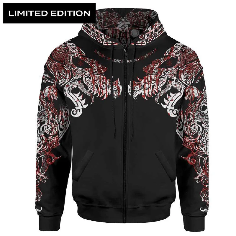 Ragnarök Zip Hoodie-Limited