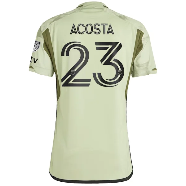 adidas LAFC Authentic Acosta Away Jersey w/ MLS + Apple TV Patch 23/24 (Green)