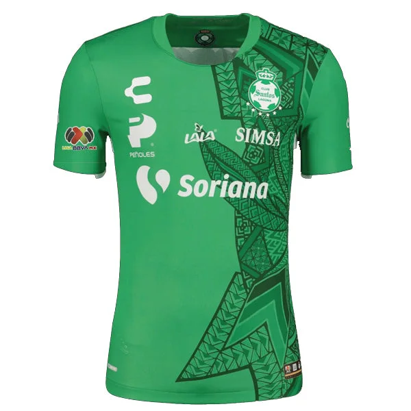 Charly Santos Laguna Third Soccer Jersey 22/23 w/ LIGA MX Patches (Green)