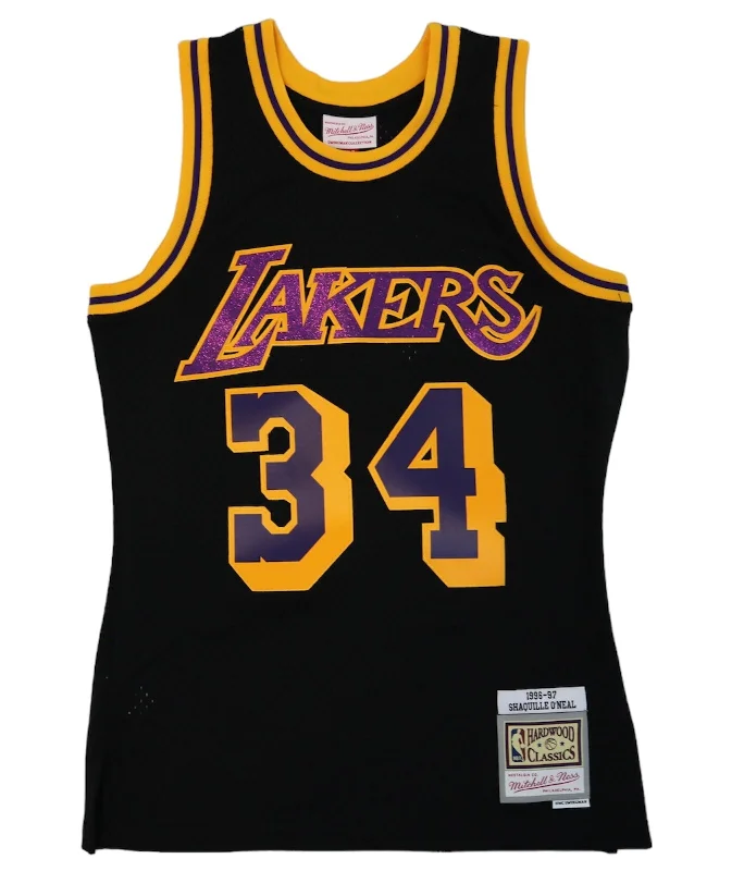 LAKERS ONEAL GLITTER SWINGMAN JERSEY