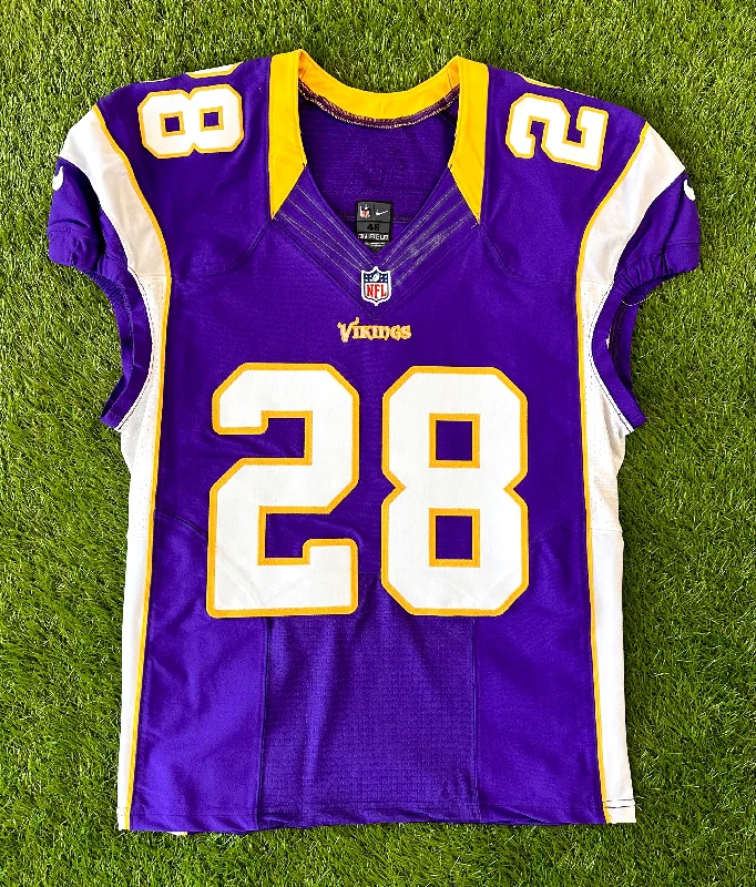 Minnesota Vikings Adrian Peterson 2012 Team Issued NFL Football Jersey (48/XL)