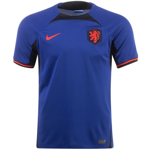 Nike Netherlands Away Jersey 22/23 (Deep Royal/Habanero Red)