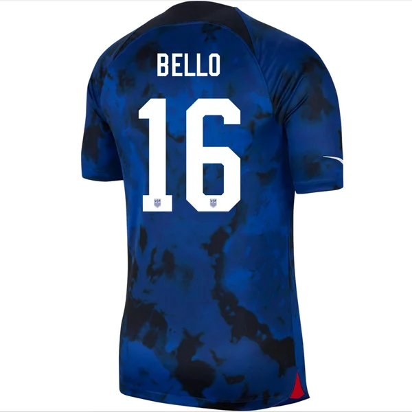 Nike United States George Bello Authentic Match Away Jersey 22/23 (Bright Blue/White)