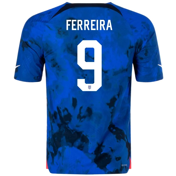 Nike United States Jesus Ferreira Authentic Match Away Jersey 22/23 (Bright Blue/White)