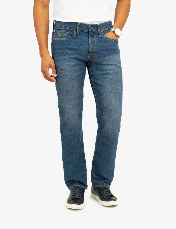 SLIM STRAIGHT FIT JEANS