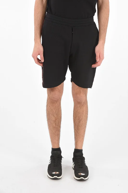 Alexander McQueen Side Logo Band Jersey Shorts