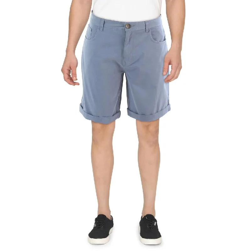 Barbour Mens Twill Cuffed Casual Shorts