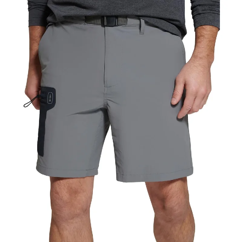 BASS OUTDOOR Mens Belted Hiking Casual Shorts