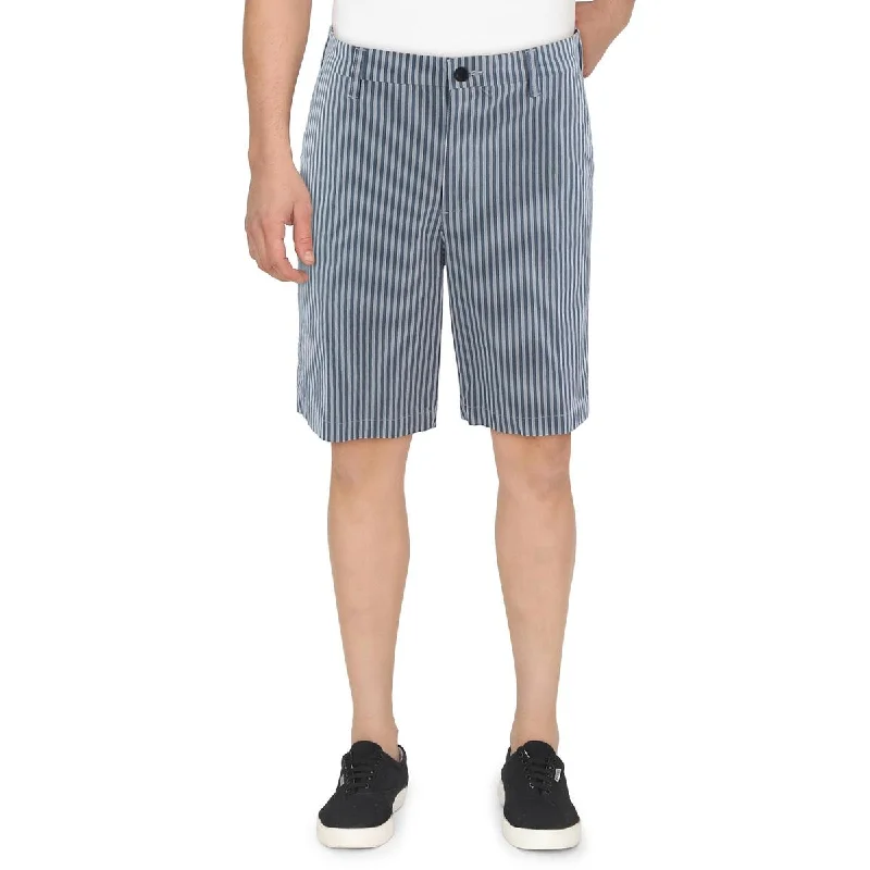 Dockers Mens 9.5" Inseam Striped Casual Shorts