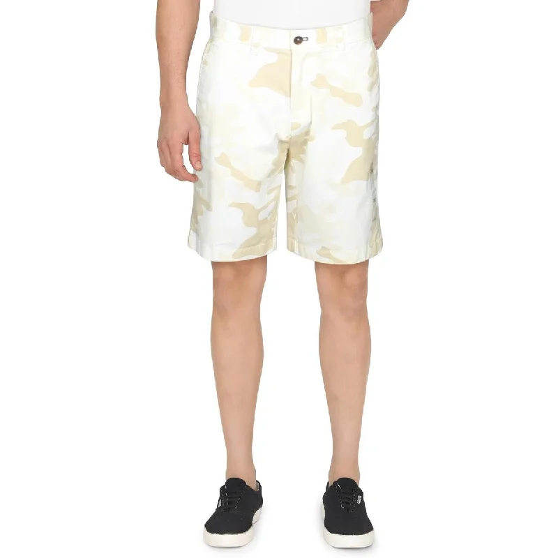 Flex Yacht Mens Camo 9" Inseam Khaki Shorts