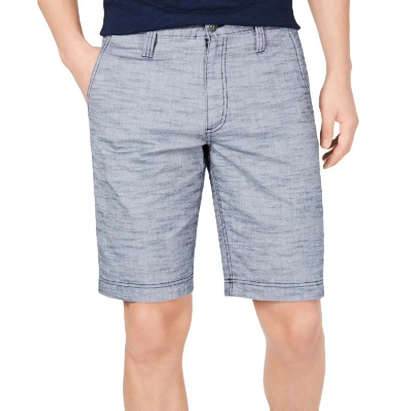 INC Mens Derryl Chambray Regular Fit Shorts