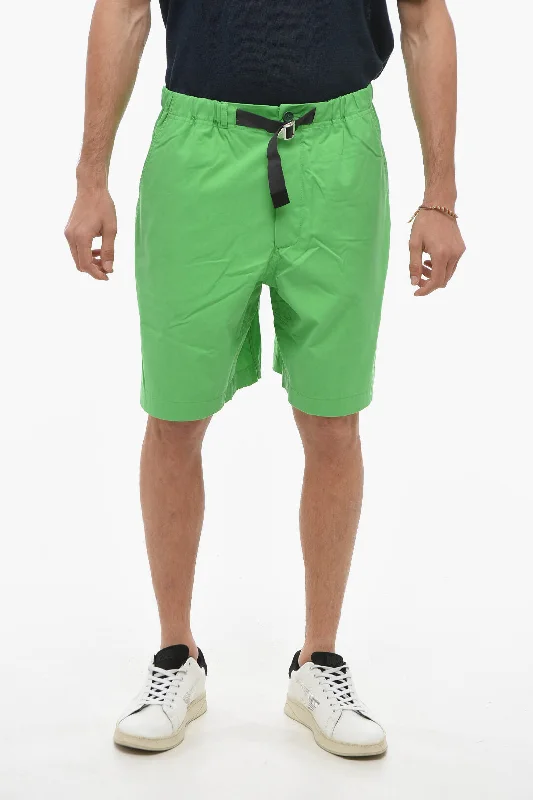 Kenzo Cotton Shorts With Buckle