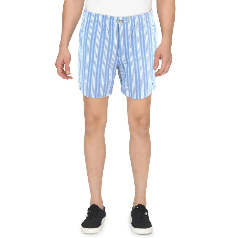 Lauren Ralph Lauren Mens Striped Cotton Casual Shorts