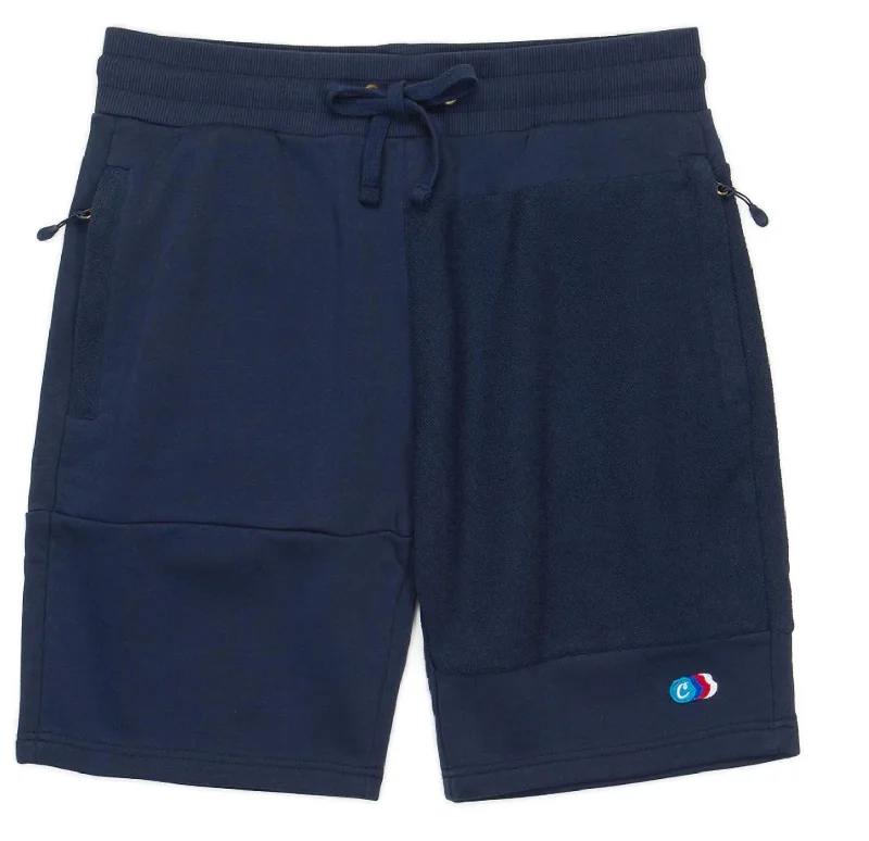 Men's Back To Back French Terry Shorts In Navy