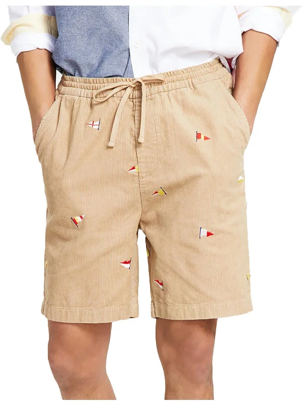 Mens Cotton 7" Inseam Casual Shorts