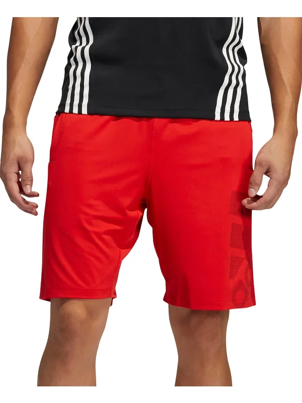 Mens Drawstring Hem Basketball Casual Shorts