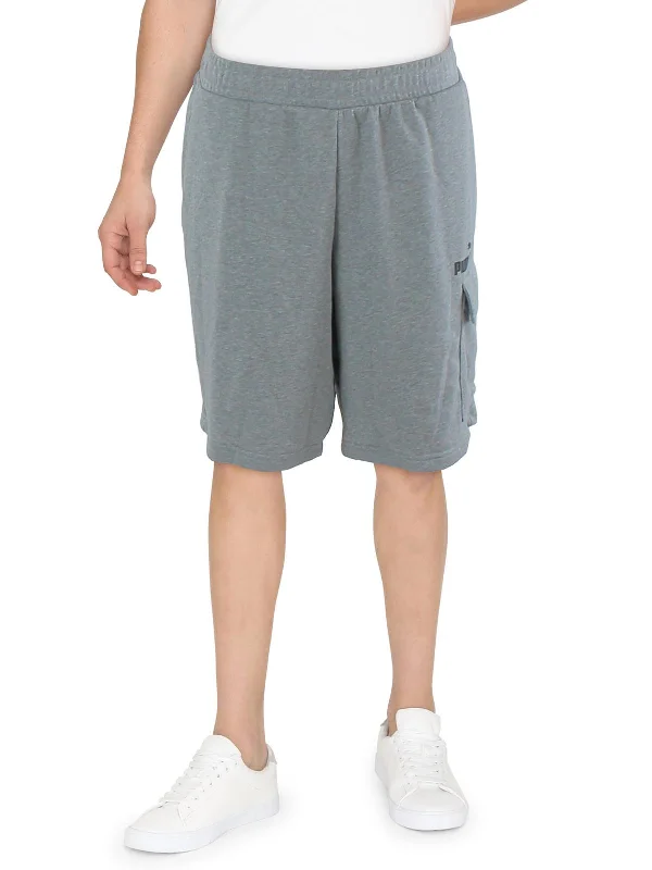 Mens Fleece F Casual Shorts